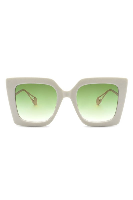 Square Oversize Retro Fashion Cat Eye Sunglasses