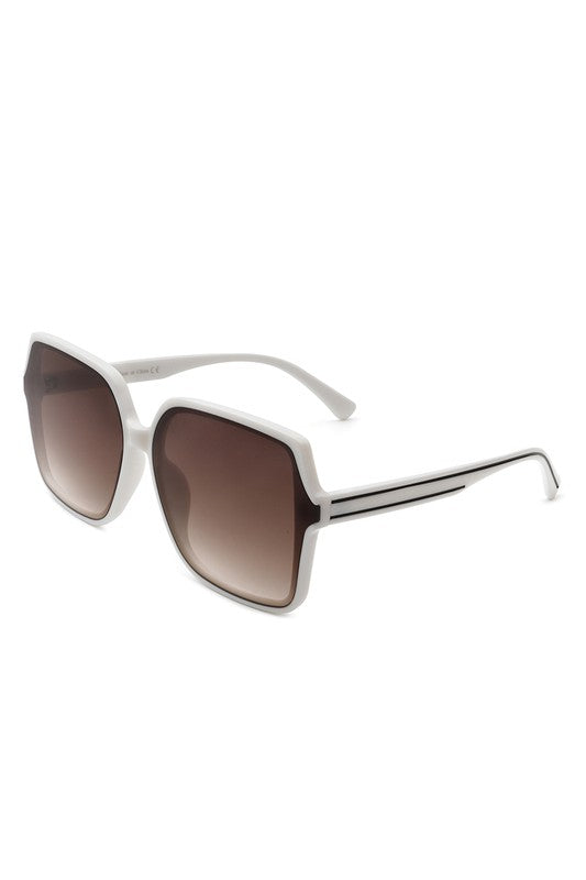Square Flat Top Fashion Women Sunglasses