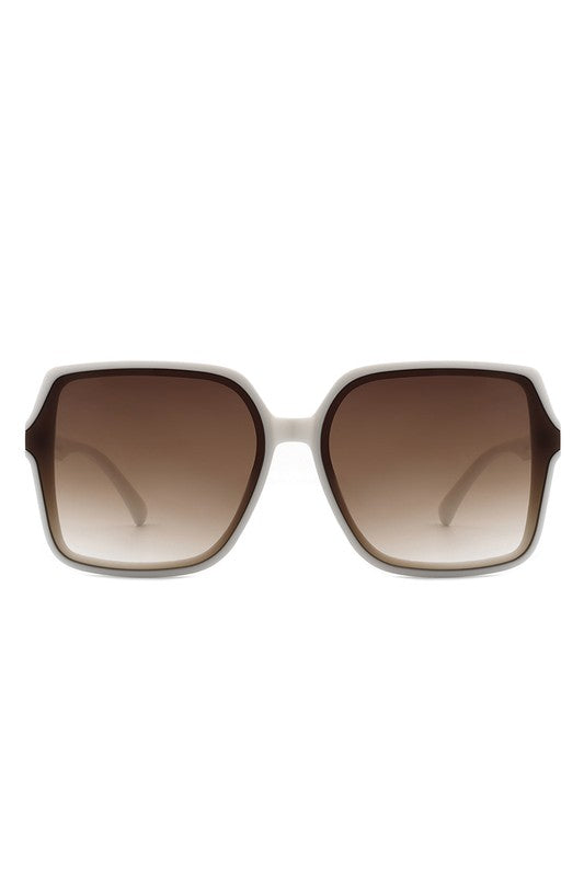 Square Flat Top Fashion Women Sunglasses