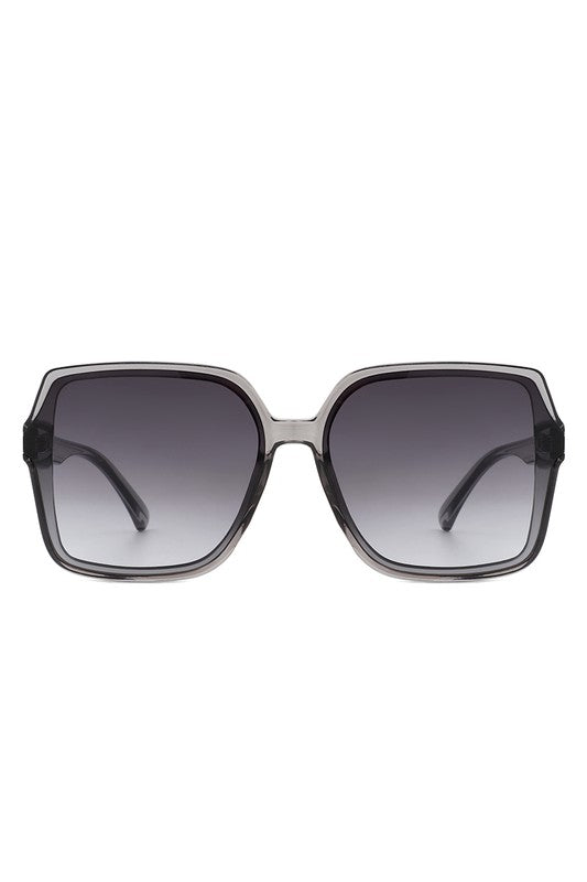 Square Flat Top Fashion Women Sunglasses