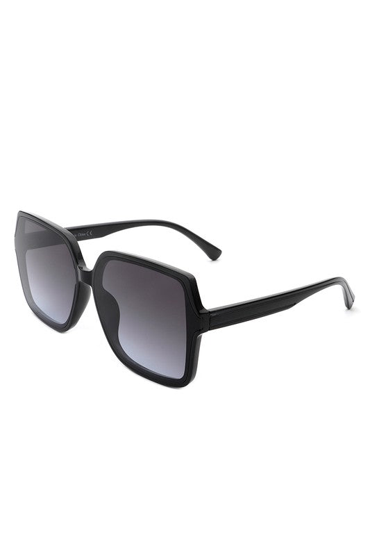 Square Flat Top Fashion Women Sunglasses
