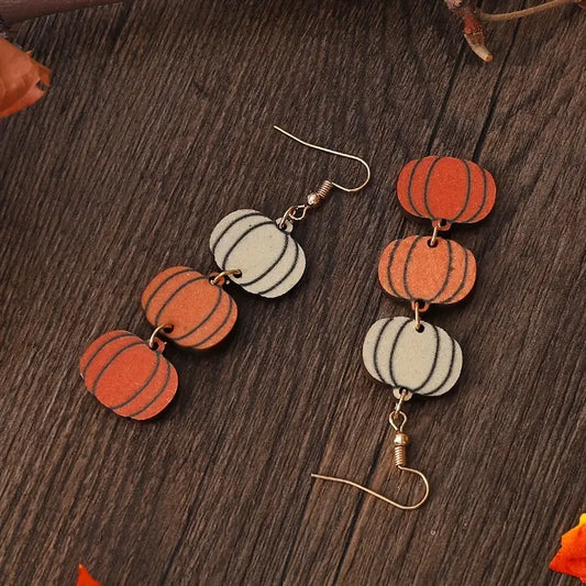 Fall Pumpkin Earrings