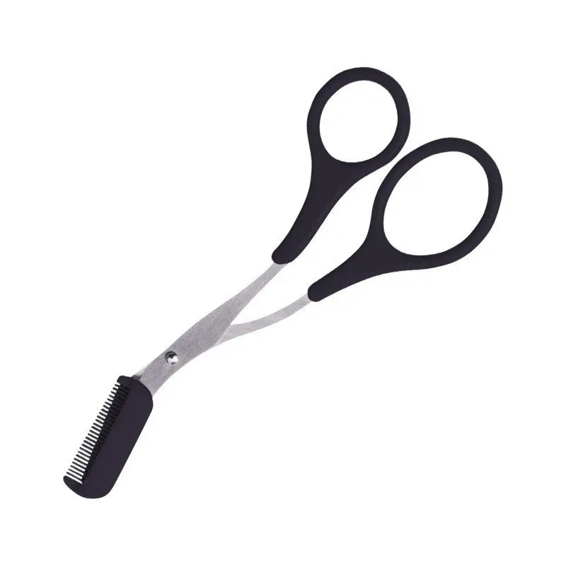 Stainless Steel Eyebrow Trimmer with Comb