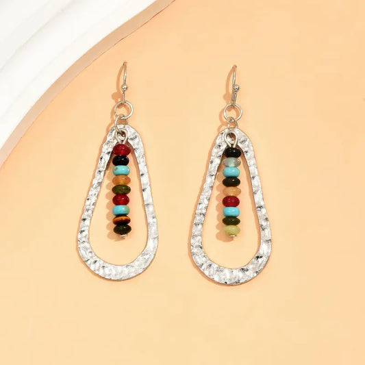 Boho Water Drop Vintage Dangle Earrings