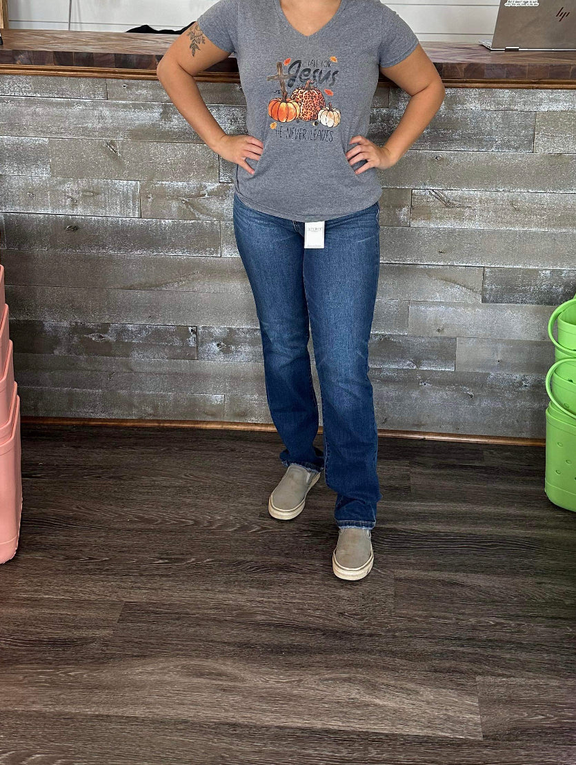 HW Contrast Wash Thermal Straight Dark Judy Blues