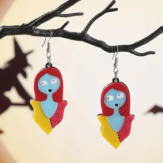 Sally Halloween Series Dangle Earrings