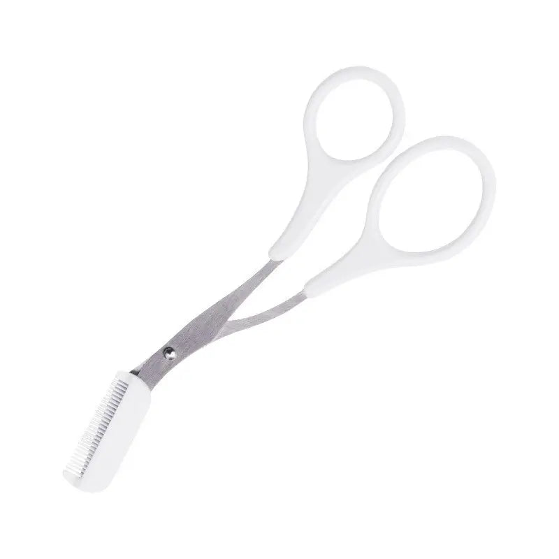 Stainless Steel Eyebrow Trimmer with Comb