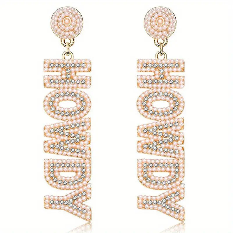 Long Dangle Earring HOWDY Design