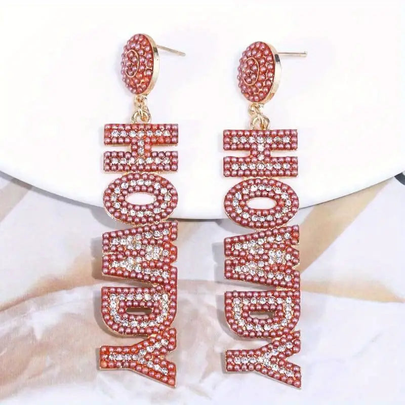Long Dangle Earring HOWDY Design