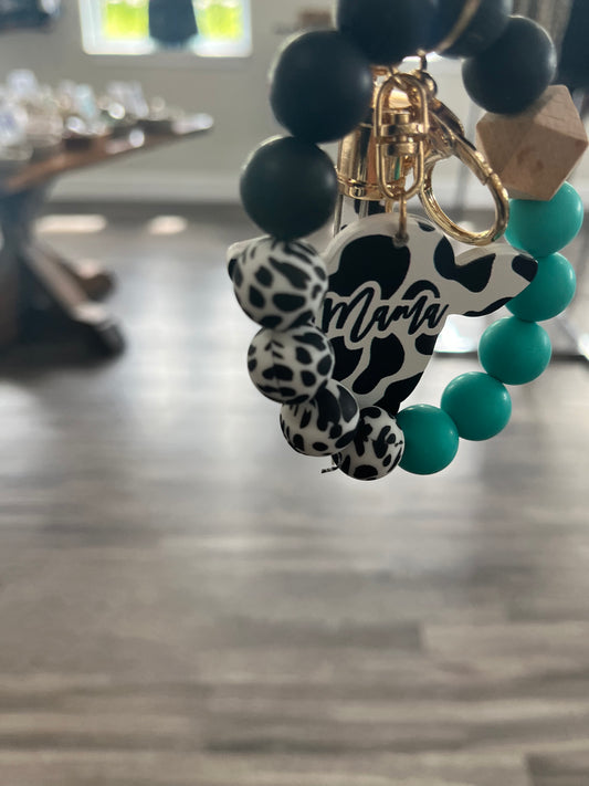 Silicon Bead Key Chains