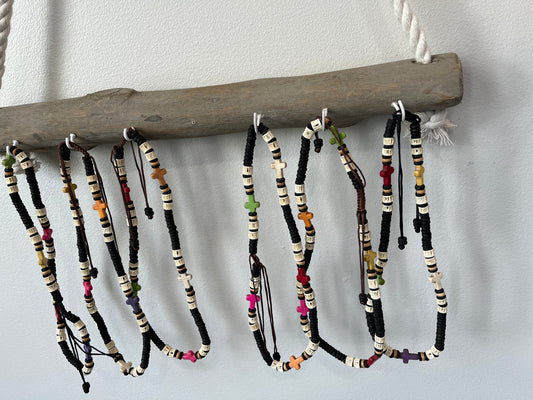 Colored Cross Necklace