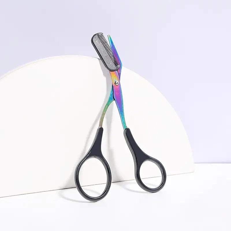 Iridescent Scissors with Comb