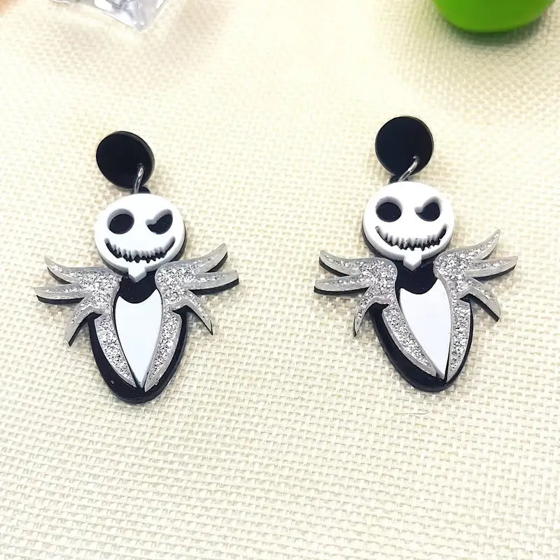 Jack Skeleton Dangle Earrings