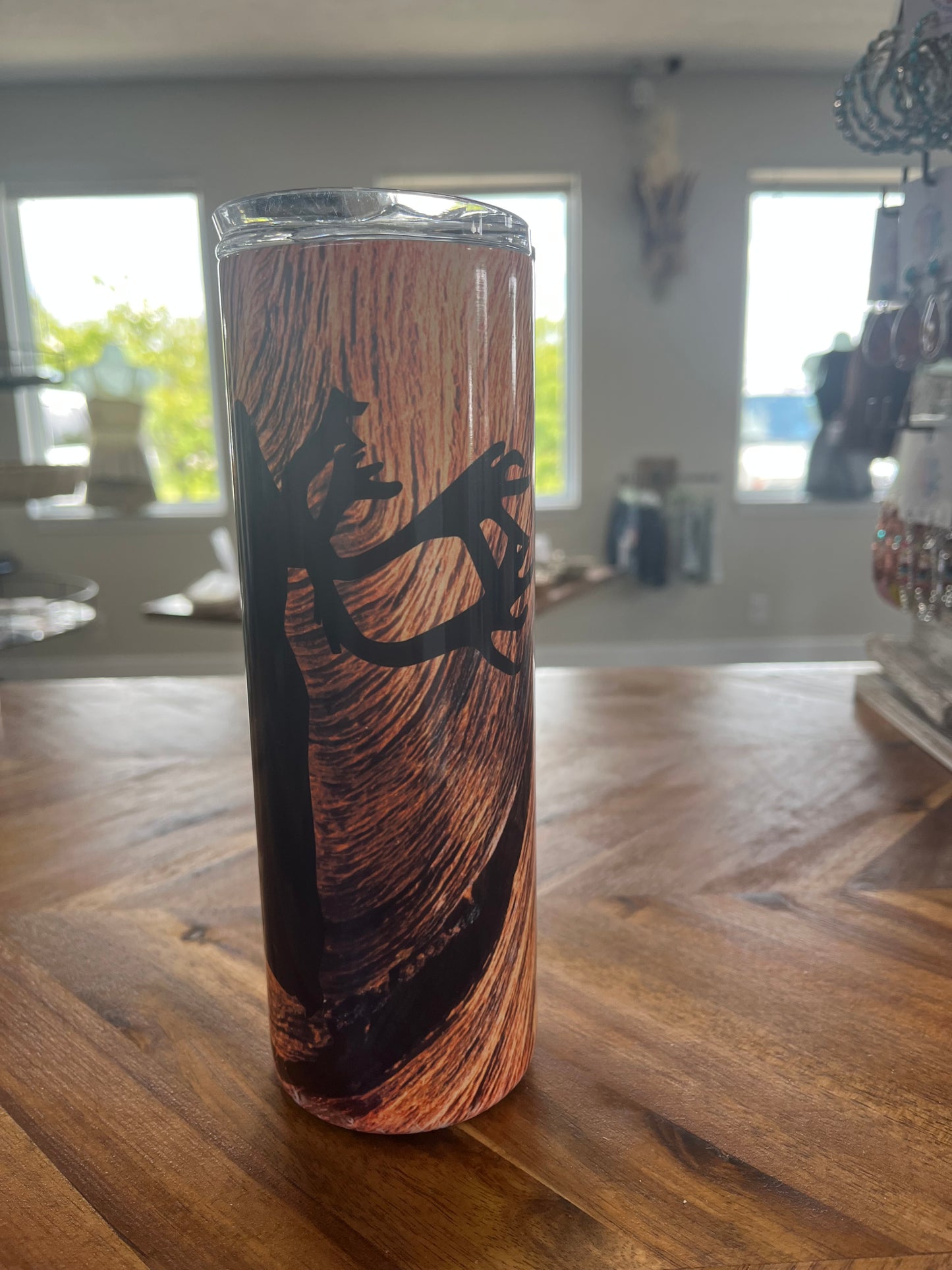 20oz moose sublimation tumbler