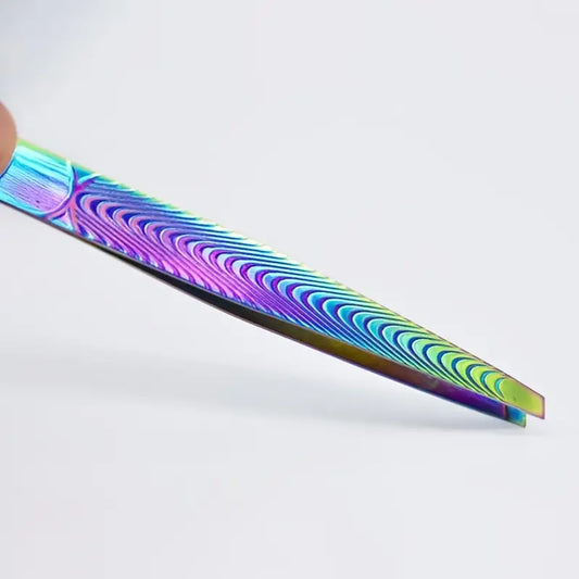 Iridescent Slanted Eyebrow Tweezers