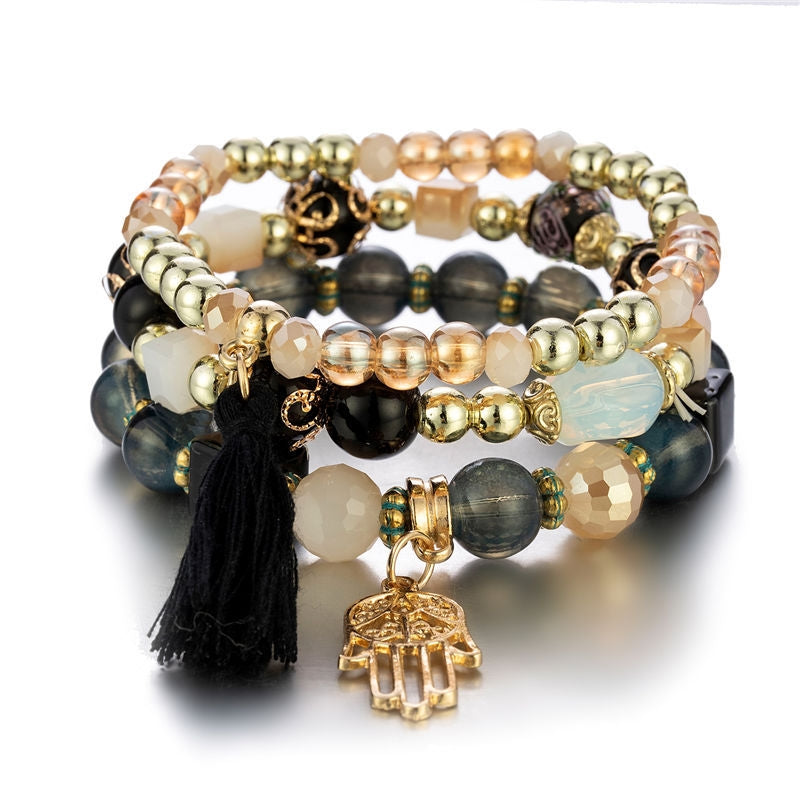 Vintage Multilayer Beaded Bracelet