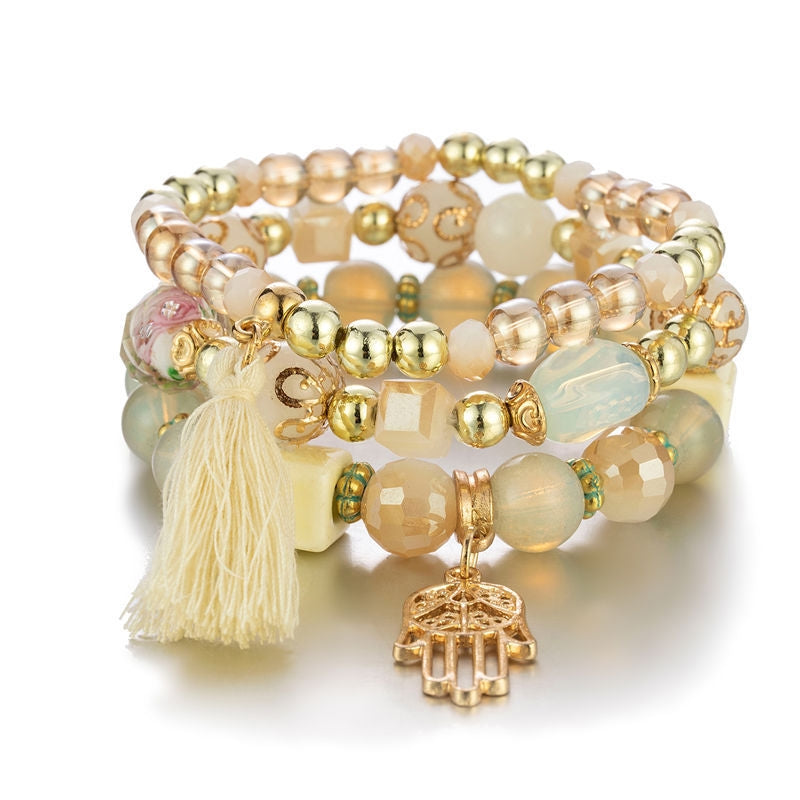 Vintage Multilayer Beaded Bracelet