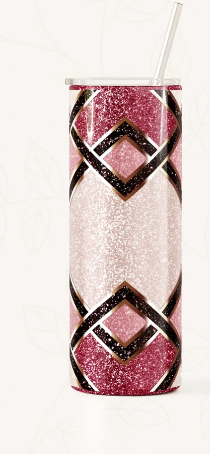 Glitter Template Tumbler
