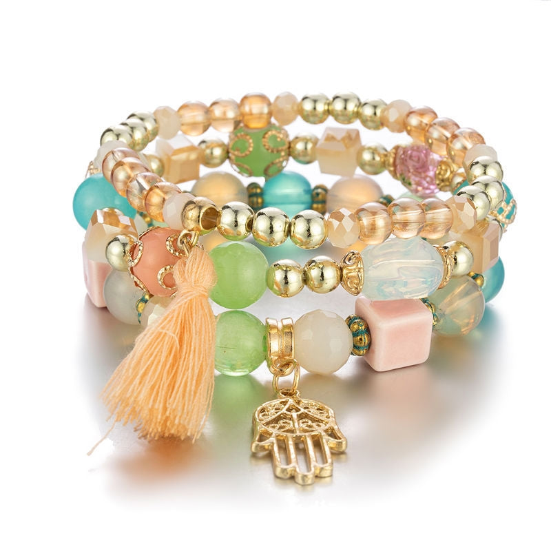 Vintage Multilayer Beaded Bracelet