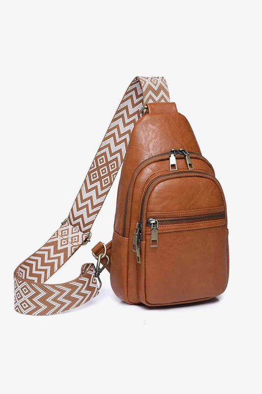 Adored It's Your Time Leather Sling Bag