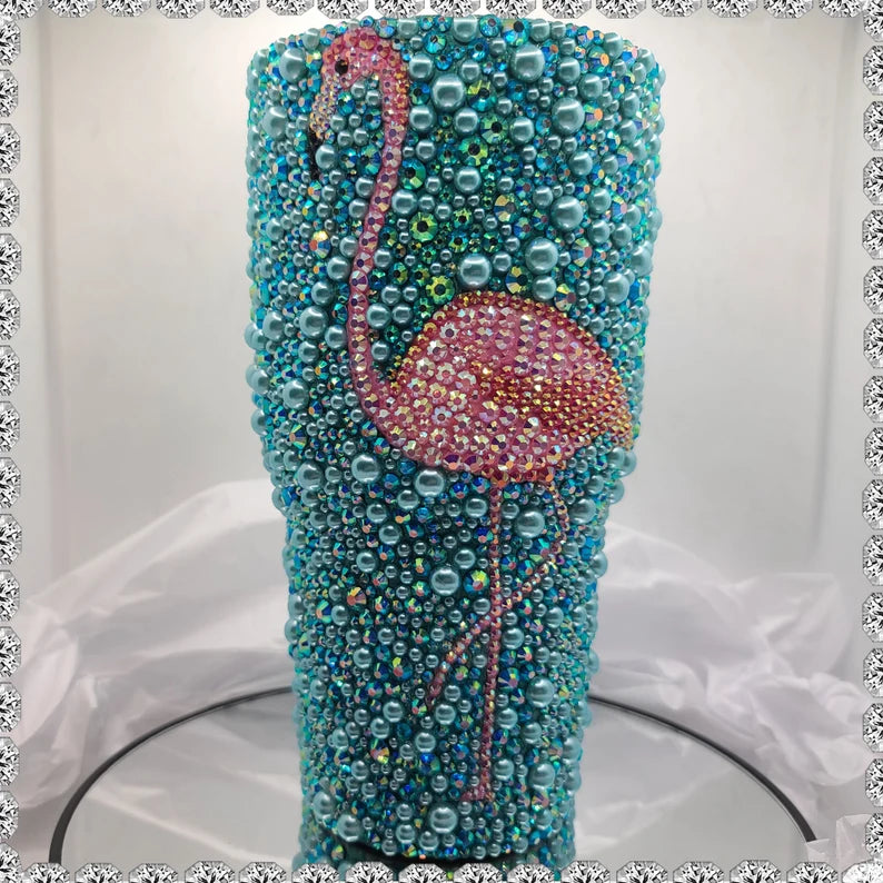 Customized Rhinestone Tumbler