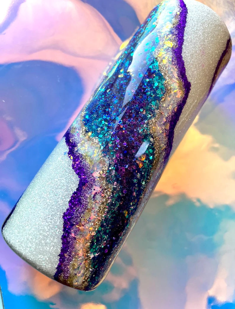 Customized Glitter Tumblers