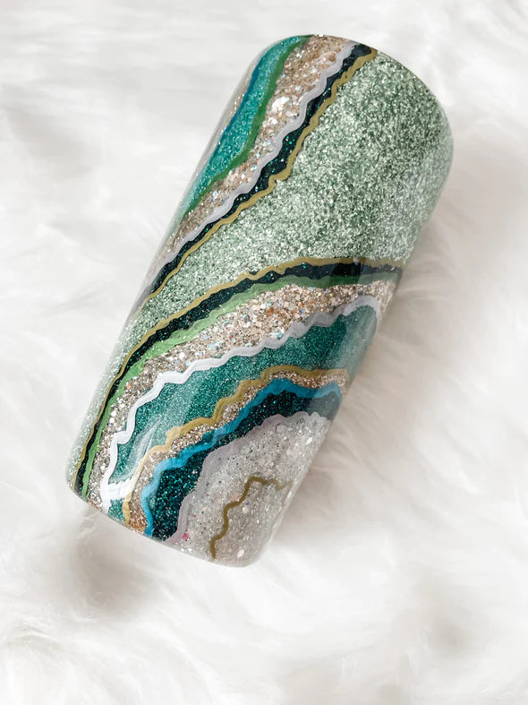 Customized Glitter Tumblers