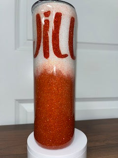 Customized Glitter Tumblers