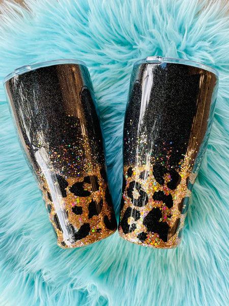 Customized Glitter Tumblers