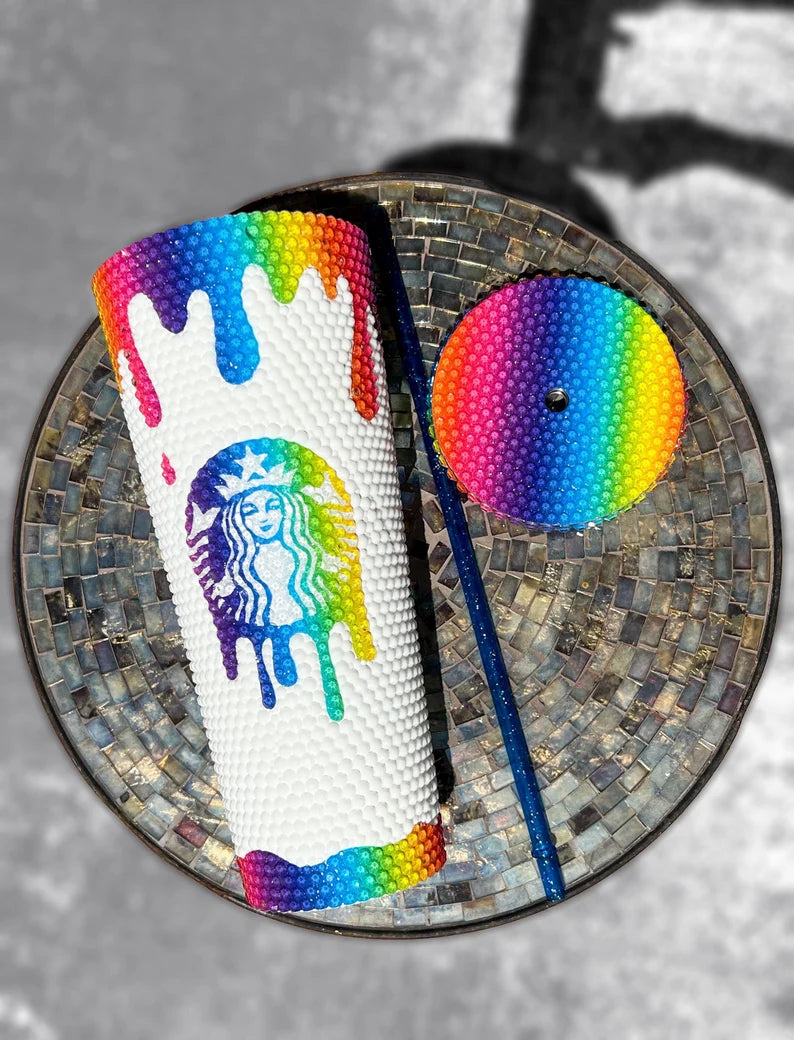 Customized Rhinestone Tumbler