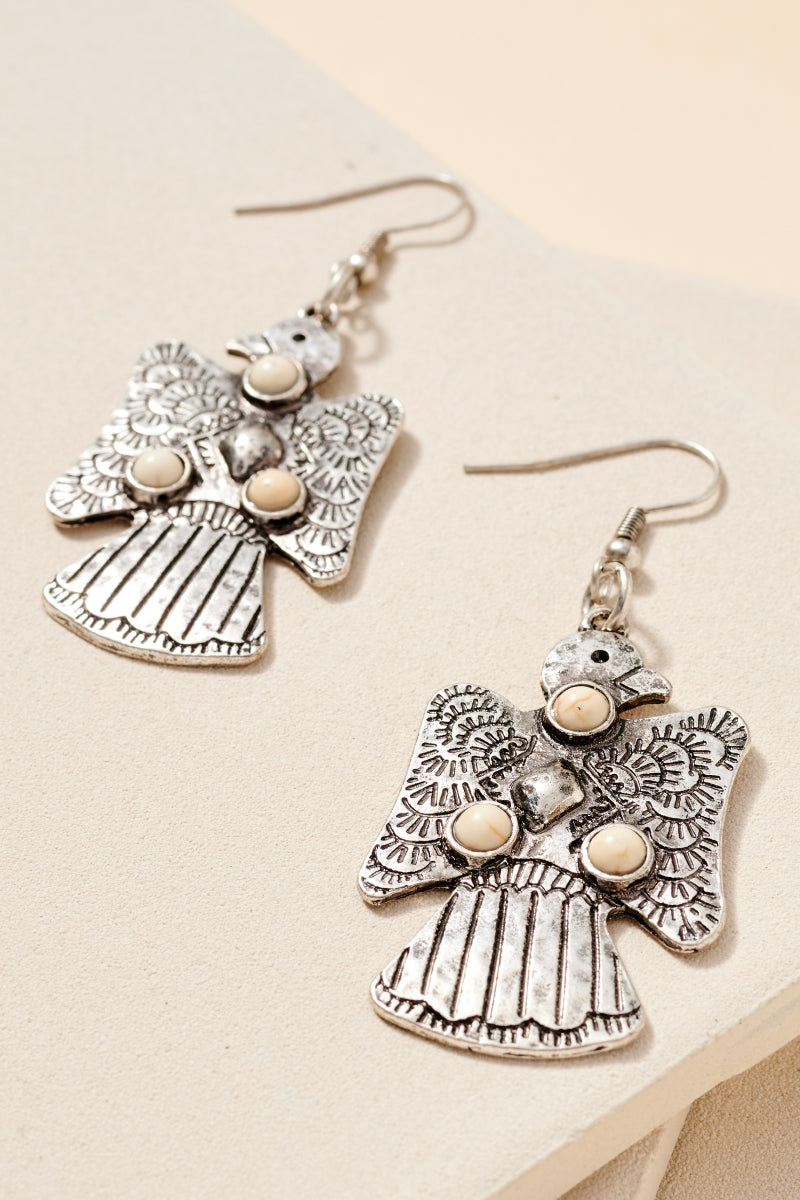 Thunder Bird Stones Western Earrings