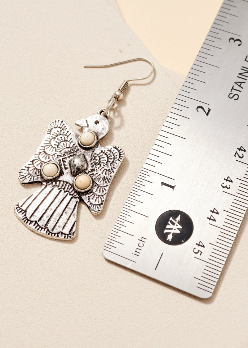 Thunder Bird Stones Western Earrings
