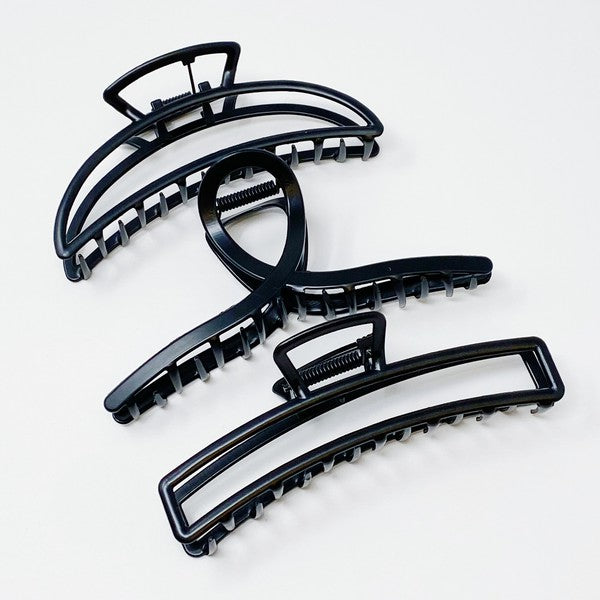 Noire & Love Hair Claw Set Of 3
