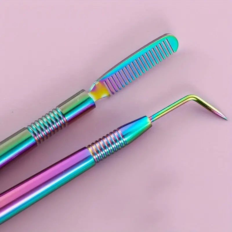 Stainless Steel Eyelash Lift Perm Tool with Separation Comb