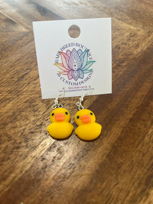 Duck Earrings