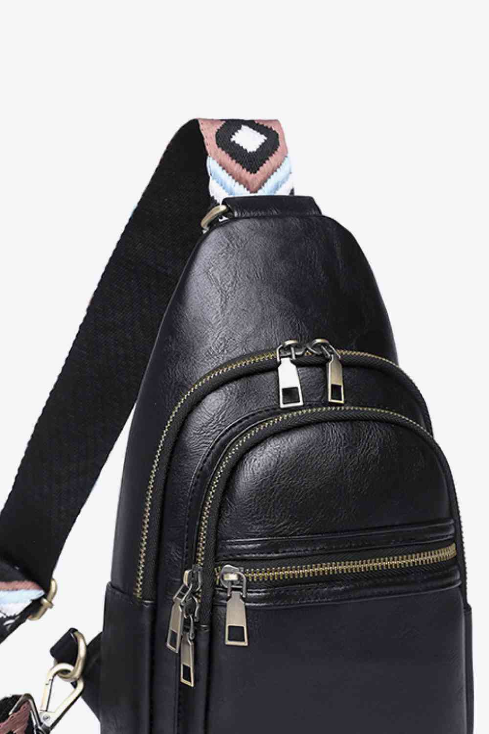 Adored It's Your Time Leather Sling Bag